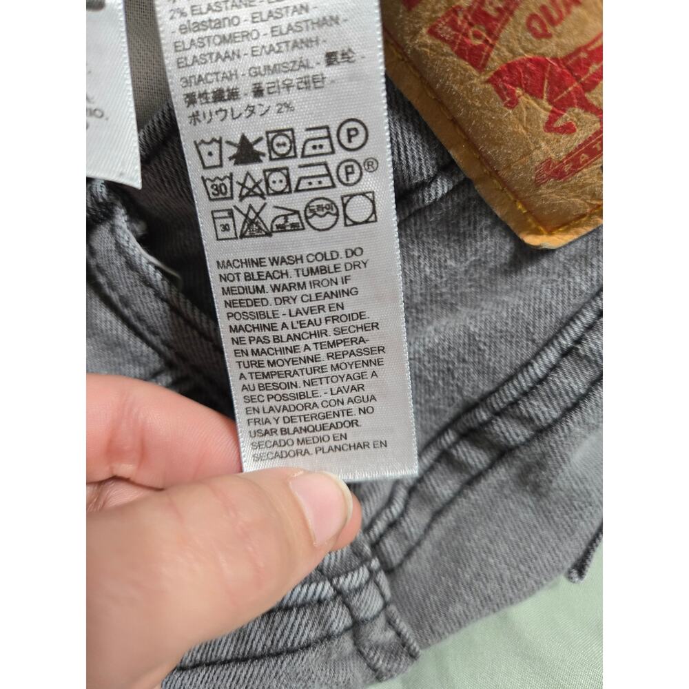 Levi's 511  size 30x30 men's grey bootcut jeans - Picture 9 of 12
